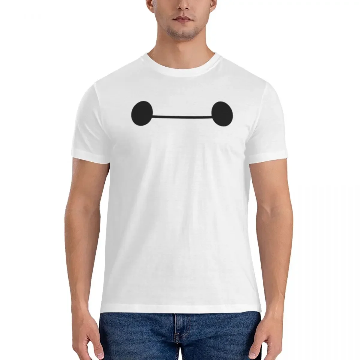 

Inflatable Robot T-Shirt for Men Cotton Oversized T Shirts Men's Tees Short O-Neck Summer Clothes Tops S-6XL