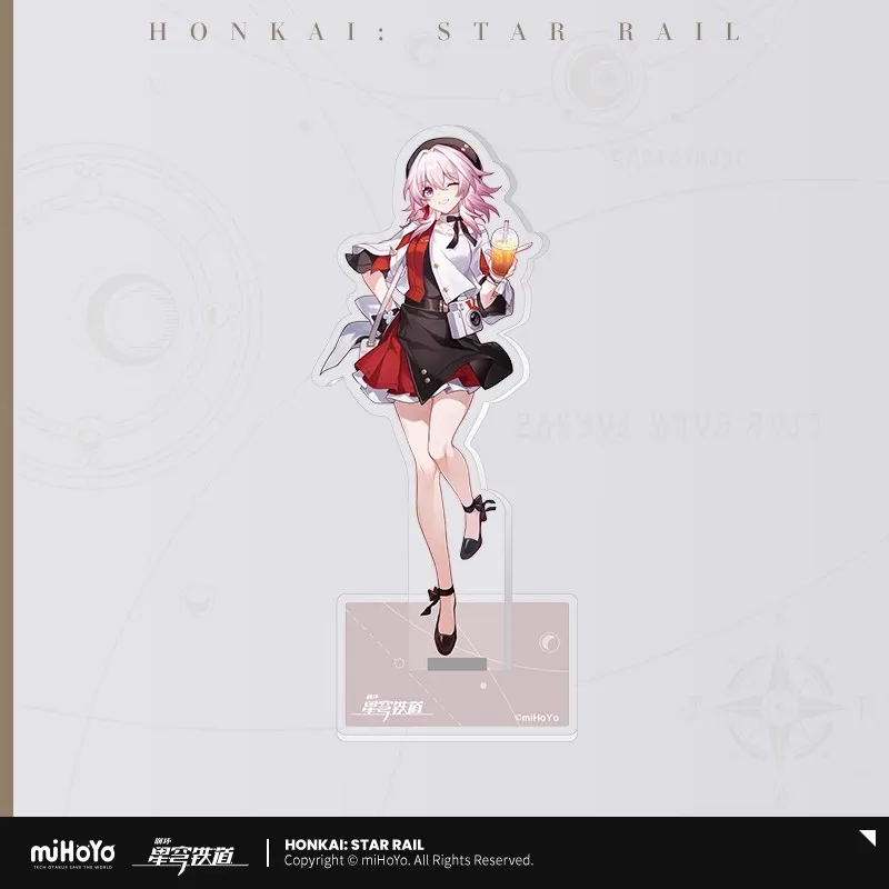 Honkai Star Rail Merchandise ufficiale miHoYo Originale autentico serie MWQH Supporto in acrilico Dan Heng 7 marzo Decorazioni per il desktop Regalo