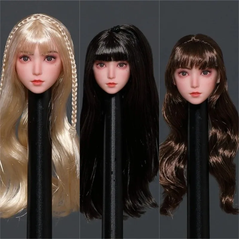 

Iminitoys M014 1/6 масштаб Лоли девушка красивая голова скульптура женщина-солдат модель для 12-дюймовых фигурок PH TBL Body