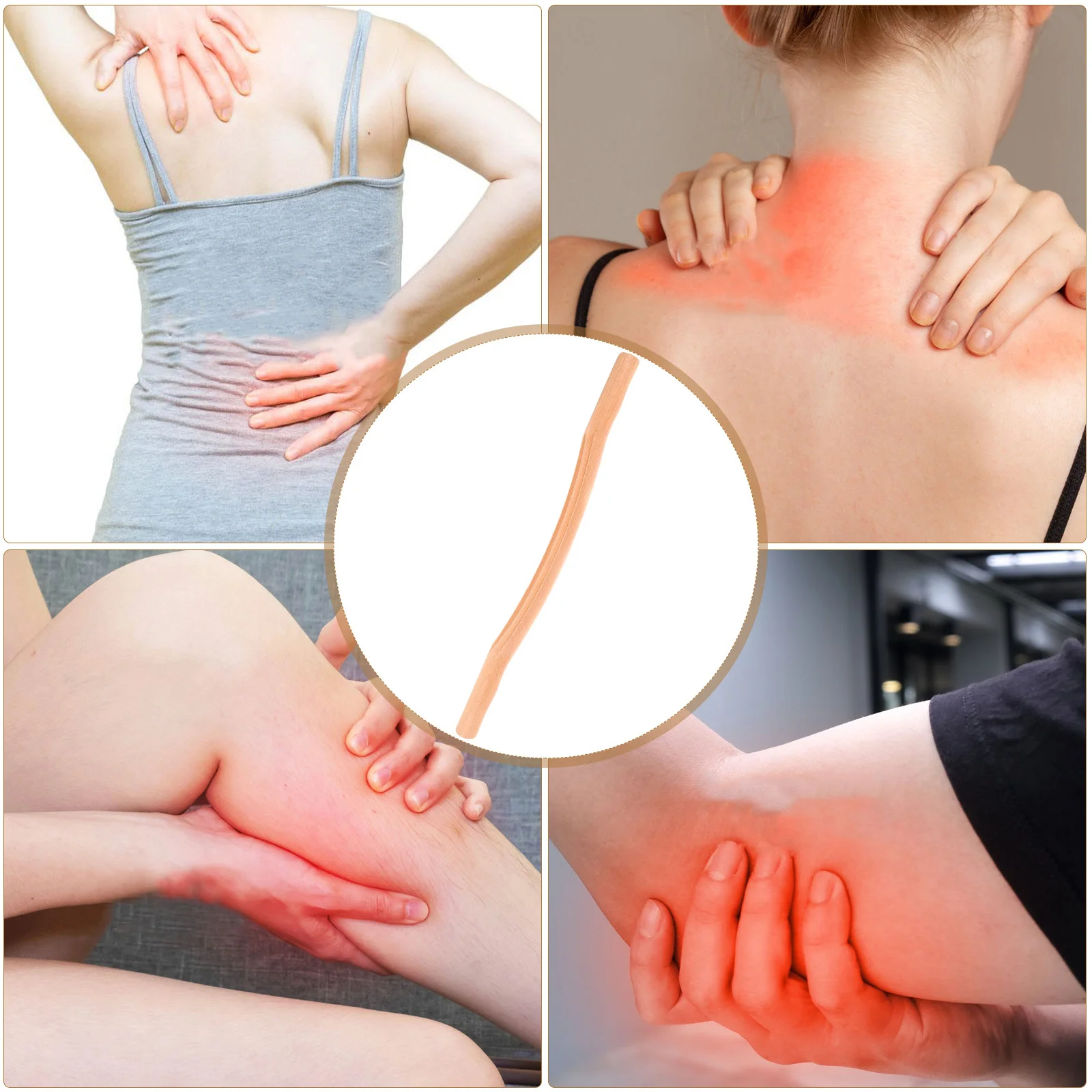 

Буковая палочка Гуаша Эргономичная скребковая стержень для облегчения боли в теле и лица Детокс Легкие деревянные скребковые стержни для дома и путешествий