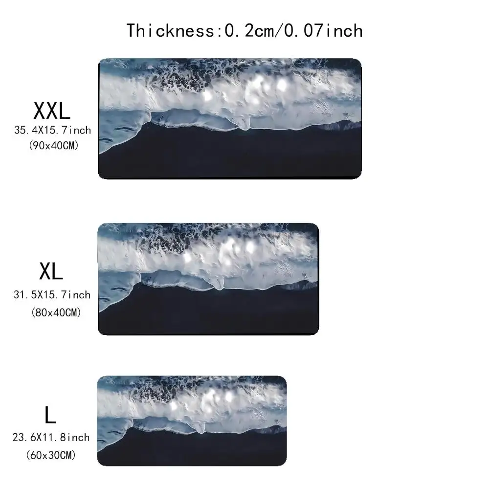 

Mouse Pad Oversized lock edge mouse pad for gaming computer keyboard and desk