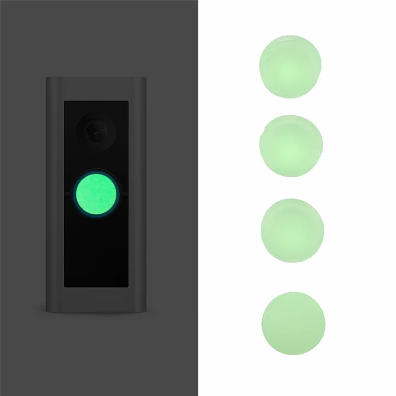 -RRKK Doorbell Button Replacement,Doorbell Buttons Replacement,4Pcs Video Doorbell Buttons,Repair Split Cracked Broken Button