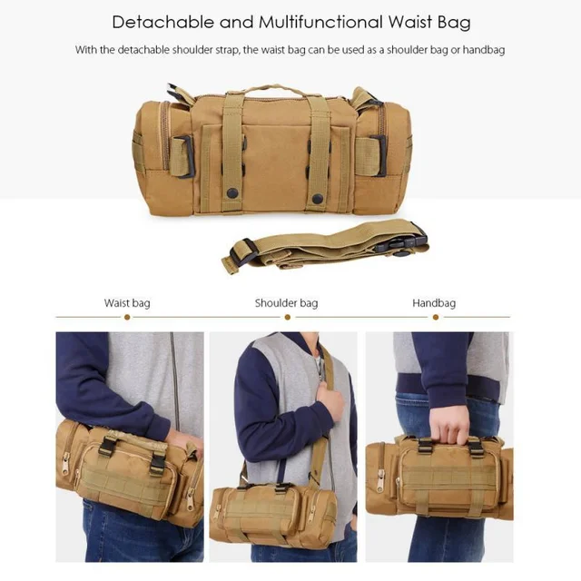 Outdoor Multifunctional Waist Bag Sport Waist Bag Camouflage Pocket Bag Climbing Waist Bag 2 Outdoor Multifunctional Waist Bag Sport Waist Bag Camouflage Pocket Bag Climbing Waist Bag 2