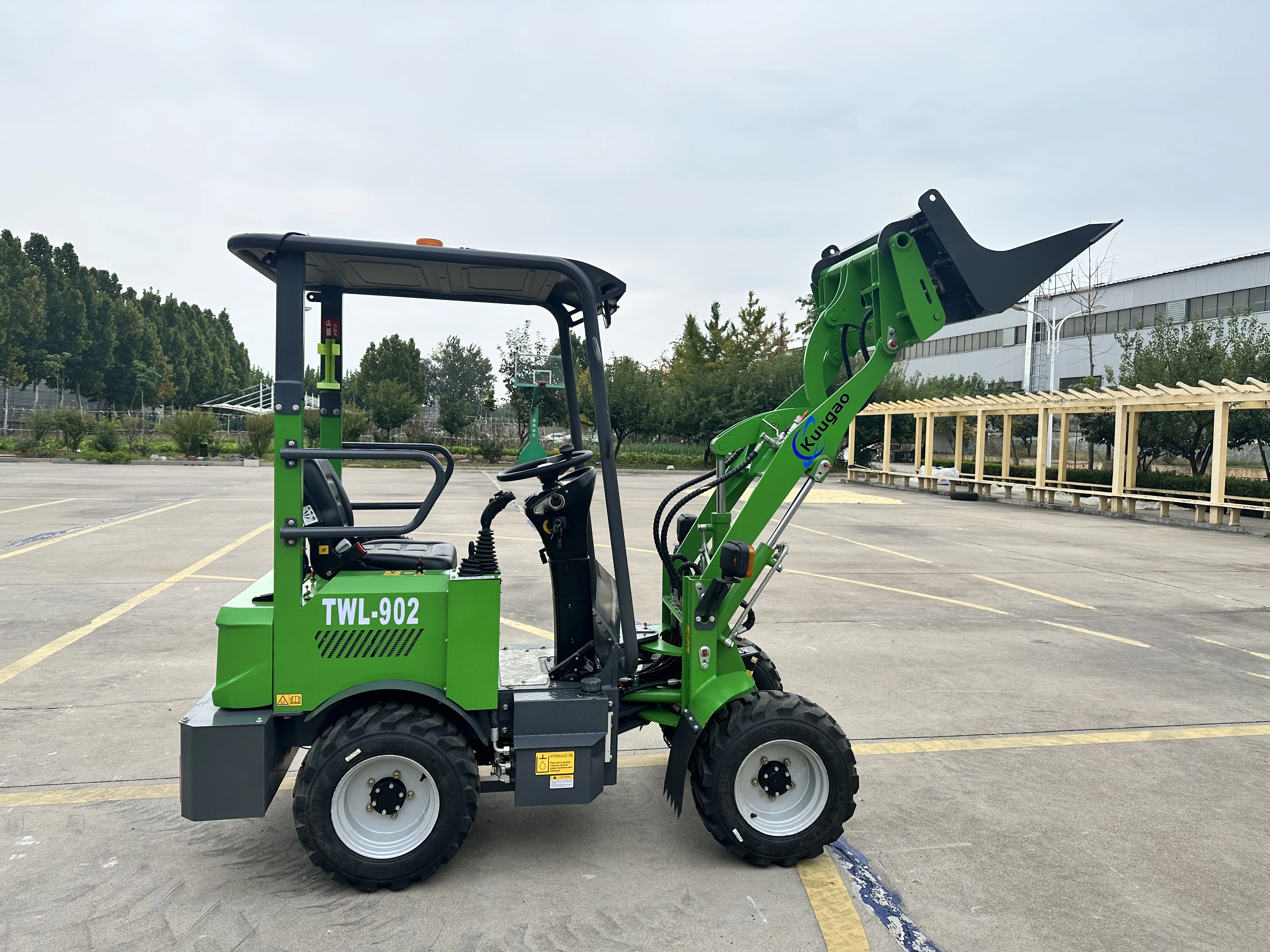 

Wheel Loader Electric Mini loader With Large Capacity front loader Free Shipping backhoe loader Battery Skid steer loader