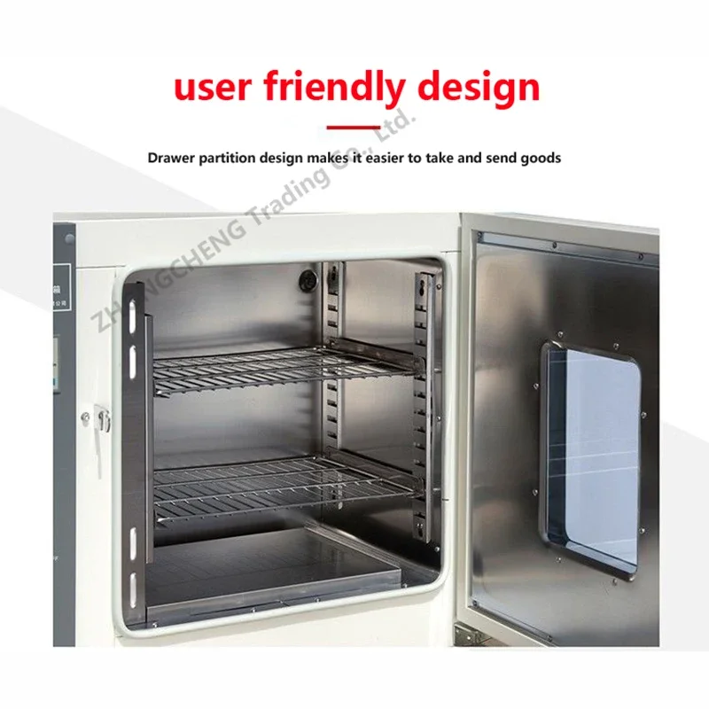 202-0AB 43L Air การไหลเวียนโลหิตเตาอบแห้งคงที่อุณหภูมิกล่องแห้งคงที่อุณหภูมิกล่อง Aging Test กล่องสแตนเลส