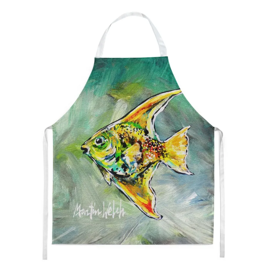 

Nancys Other Fish Apron Cooking Kitchen Server Baking Crafts Gardening for Adult Women Men Unisex Large Multicolor