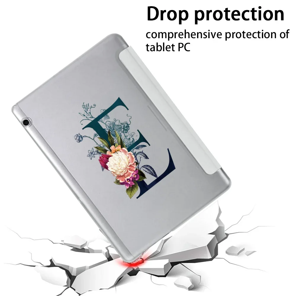 Tablet Case for Huawei MediaPad T3 10 9.6" AGS-W09/L09/L03 Leather Trifold Stand Cover for MediaPad T5 10 10.1" AGS2-W09/W19/L03