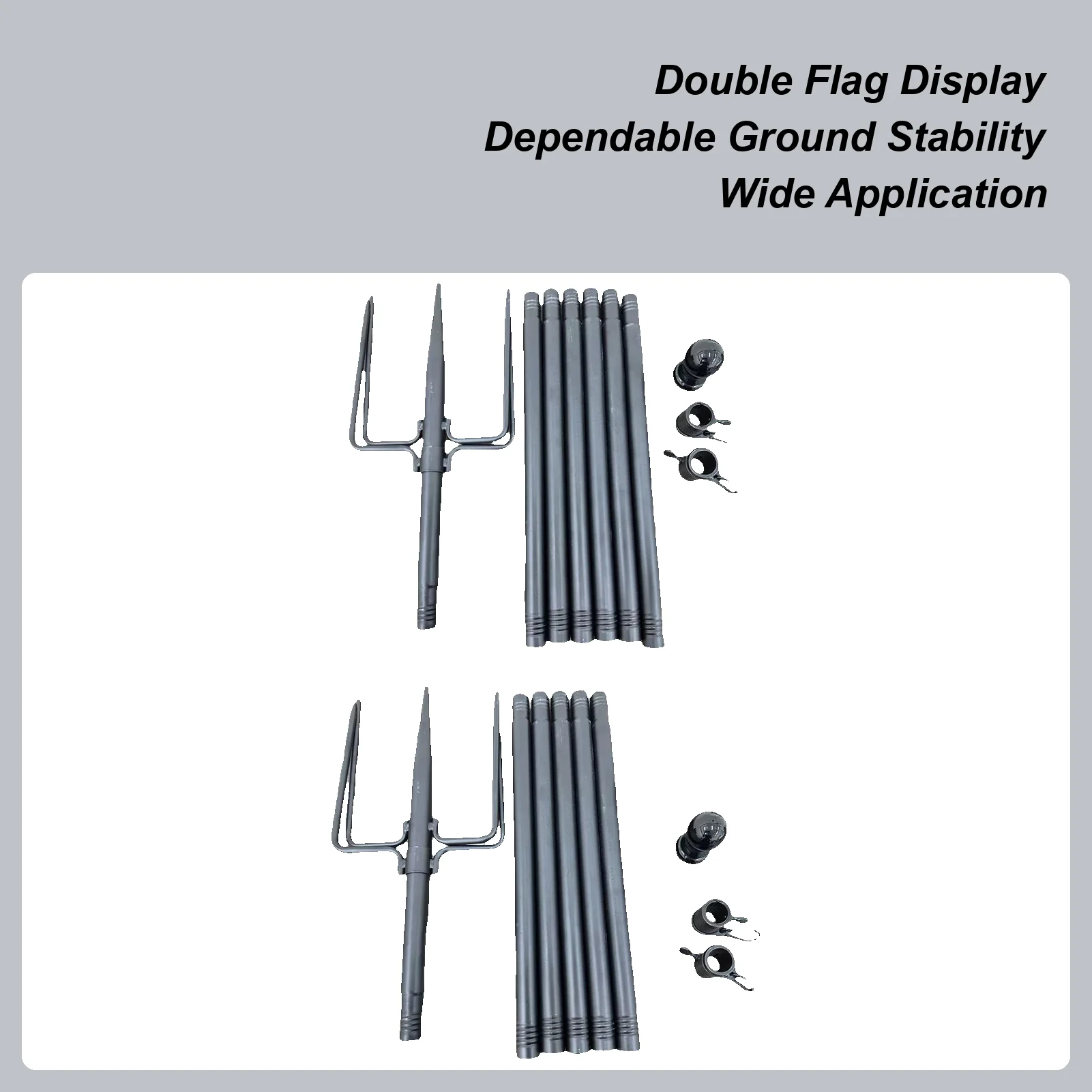 

Flag Pole In Ground Outdoor Flag Pole For Yard Outdoor Commercial Flagpole For Garden Patio Courtyard Lawn Home Backyard Gate