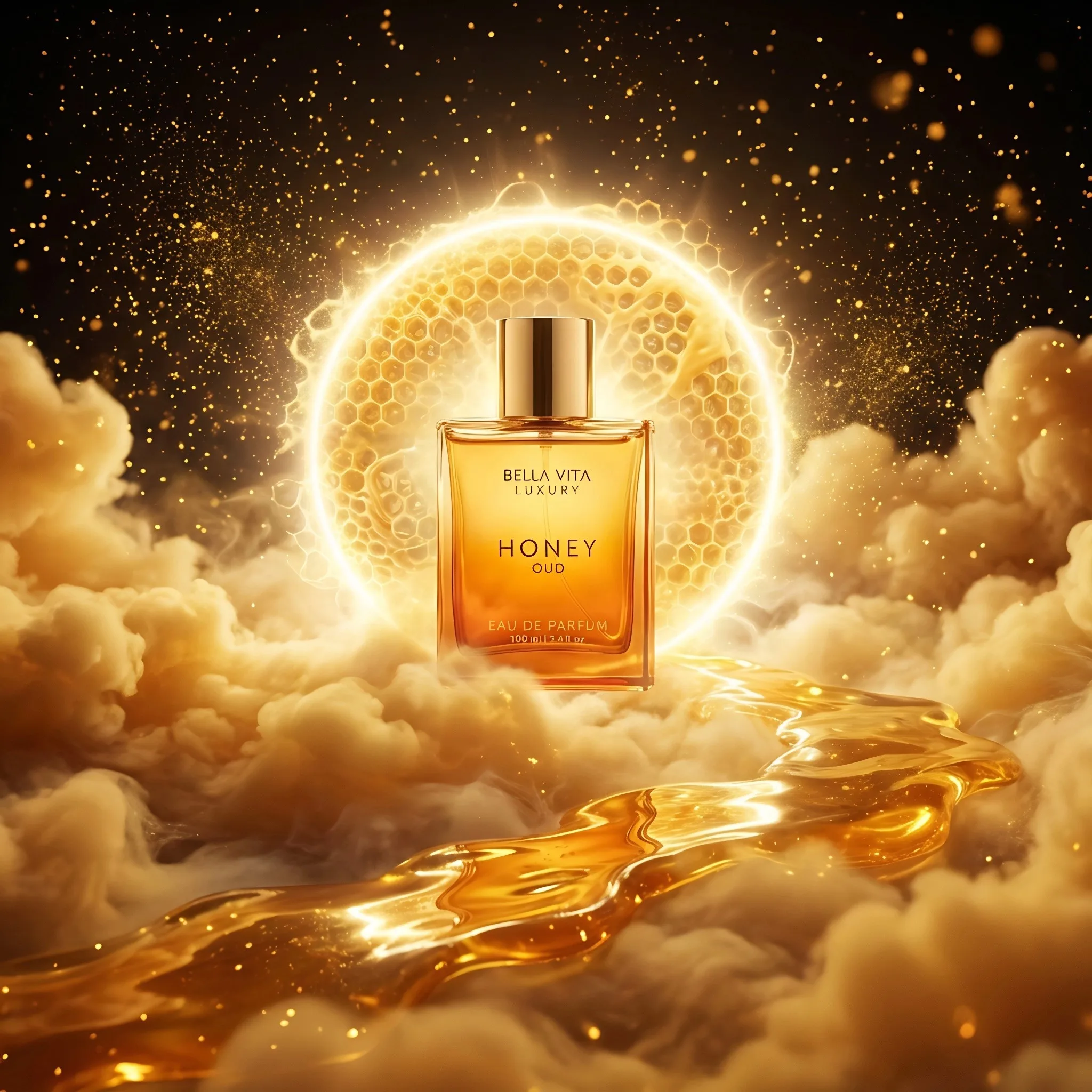 عطر BellaVita Luxury Honey Oud Eau de Parfum Patchouli Vanilla Bergamot Vegan Clean طويل الأمد للجنسين 3.4 fl. أوقية. #4
