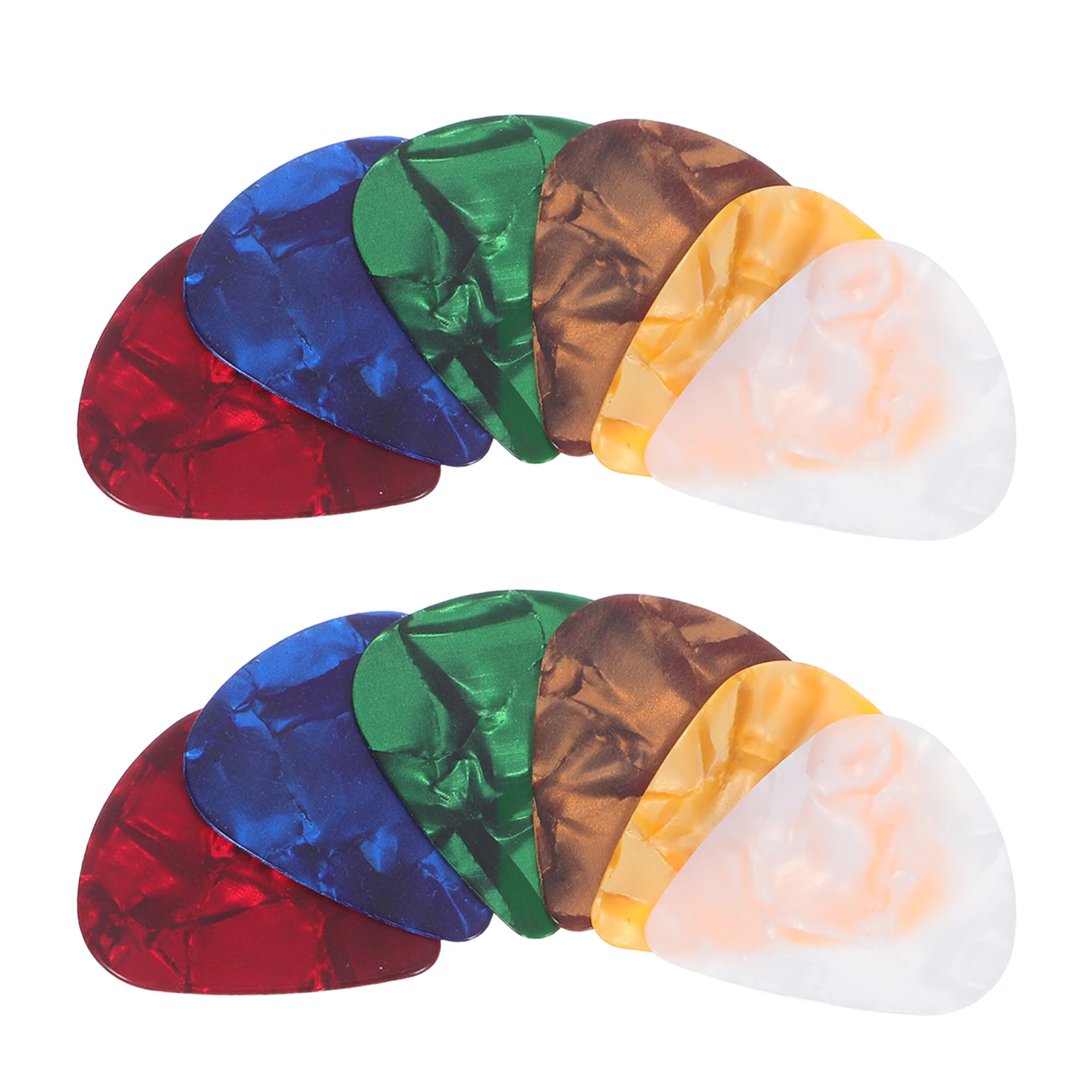 

30 Pcs Colored Guitar Picks Bass Thin Plectrums Acoustic Electric Band Finger Resin Supply