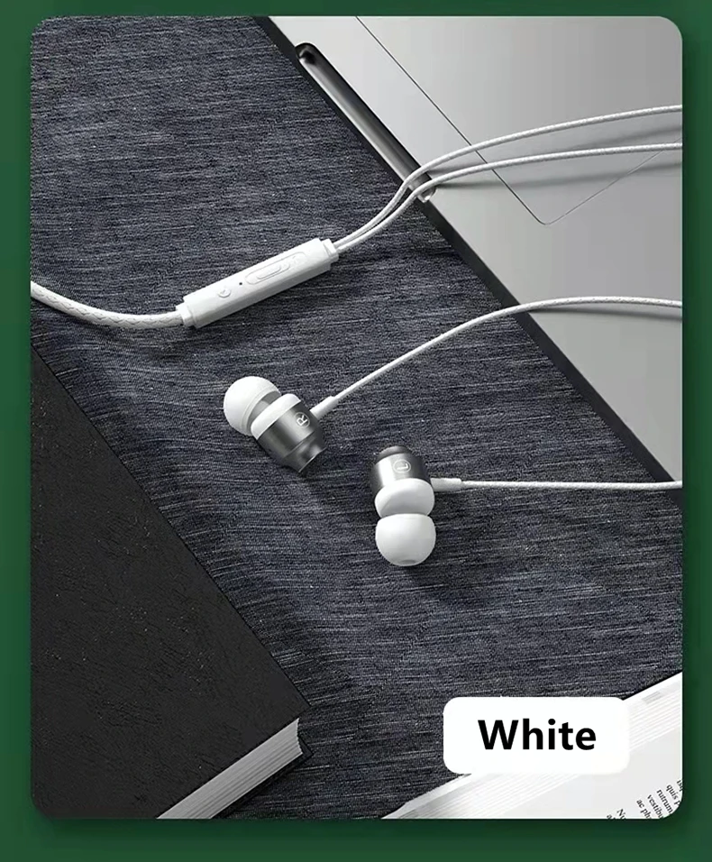 Gamer Wired Kopfhörer Gaming Wired Kopfhörer Metall HiFi Bass Stereo 3,5mm Kopfhörer Ohrhörer Für Telefon Computer Mic L Jack magnetische – Detail 17