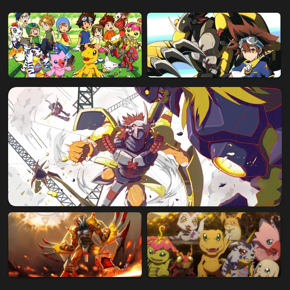 AAA Digimon GAMING Mousepad Large Gaming Mouse Pad  LockEdge Thickened Computer Keyboard Table Desk Mat