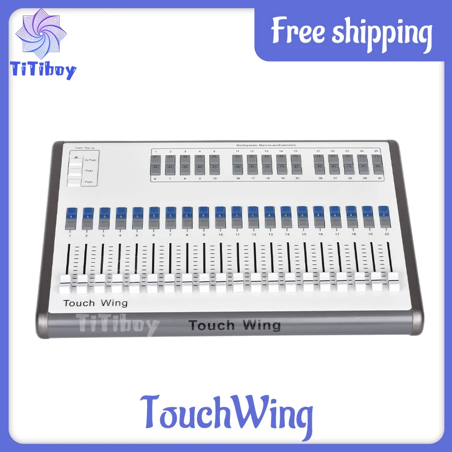 

Touch Wing DMX Controller Titan Mobile Titan Quarz DMX Console 192 Tiger Touch Pro Plus Stage Lighting for Par Moving Head