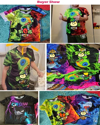 Nita Shelly Spike 8 Tot 19 Jaar Kids T-Shirt Hot Game 3d Teen Tshirt Jongens Meisjes Zomer Cartoon Shirt Tops Tiener Kleding