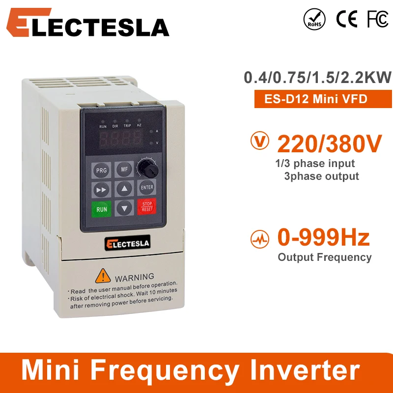 Vfd 220V 380V 0.4KW…