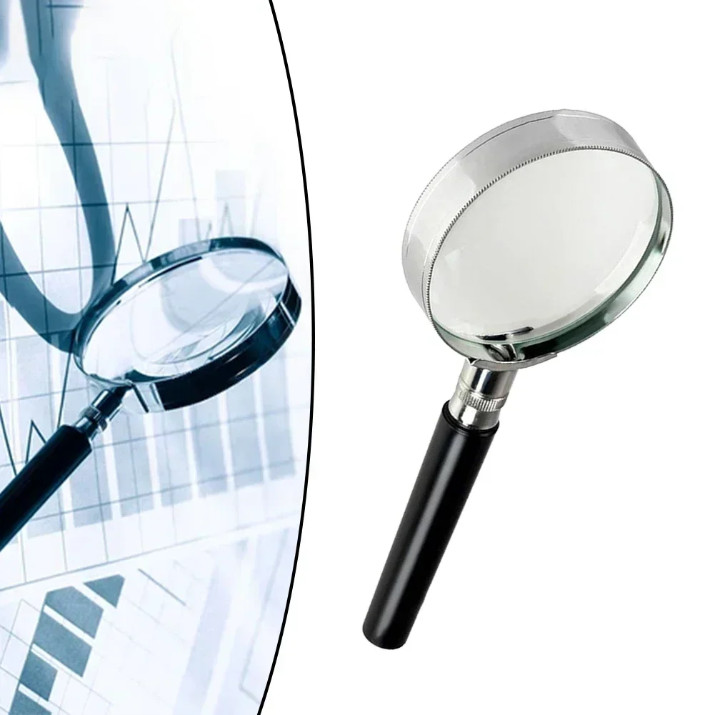 1pc Magnifying Glass Handheld For Tool For Home Office Travel Magnifier 75/90/100mm Reading Jewelry Loupe Spare Tools