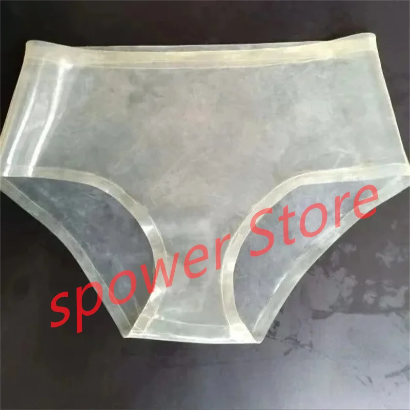 

Women Transparent Latex Briefs Rubber Shorts Rubber Underwear Cosplay Costume