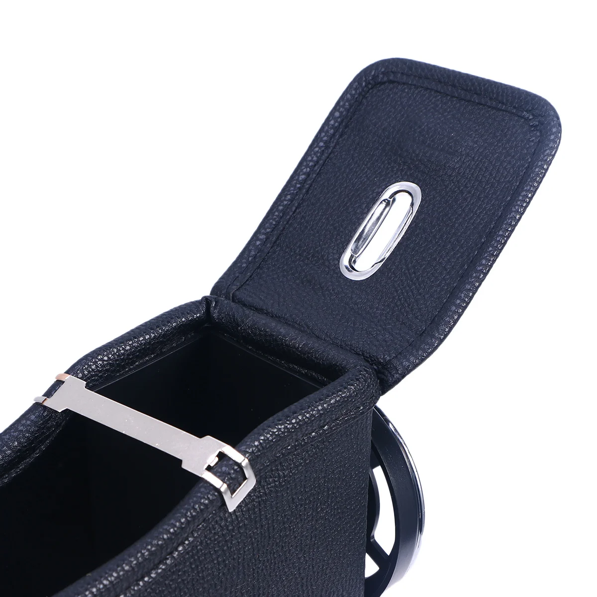 حافظة مقعد السيارة، حامل متعدد الوظائف للهاتف، ورق المال، أسود يمين، سهل التركيب، صندوق تخزين السيارة لمعظم الفجوات