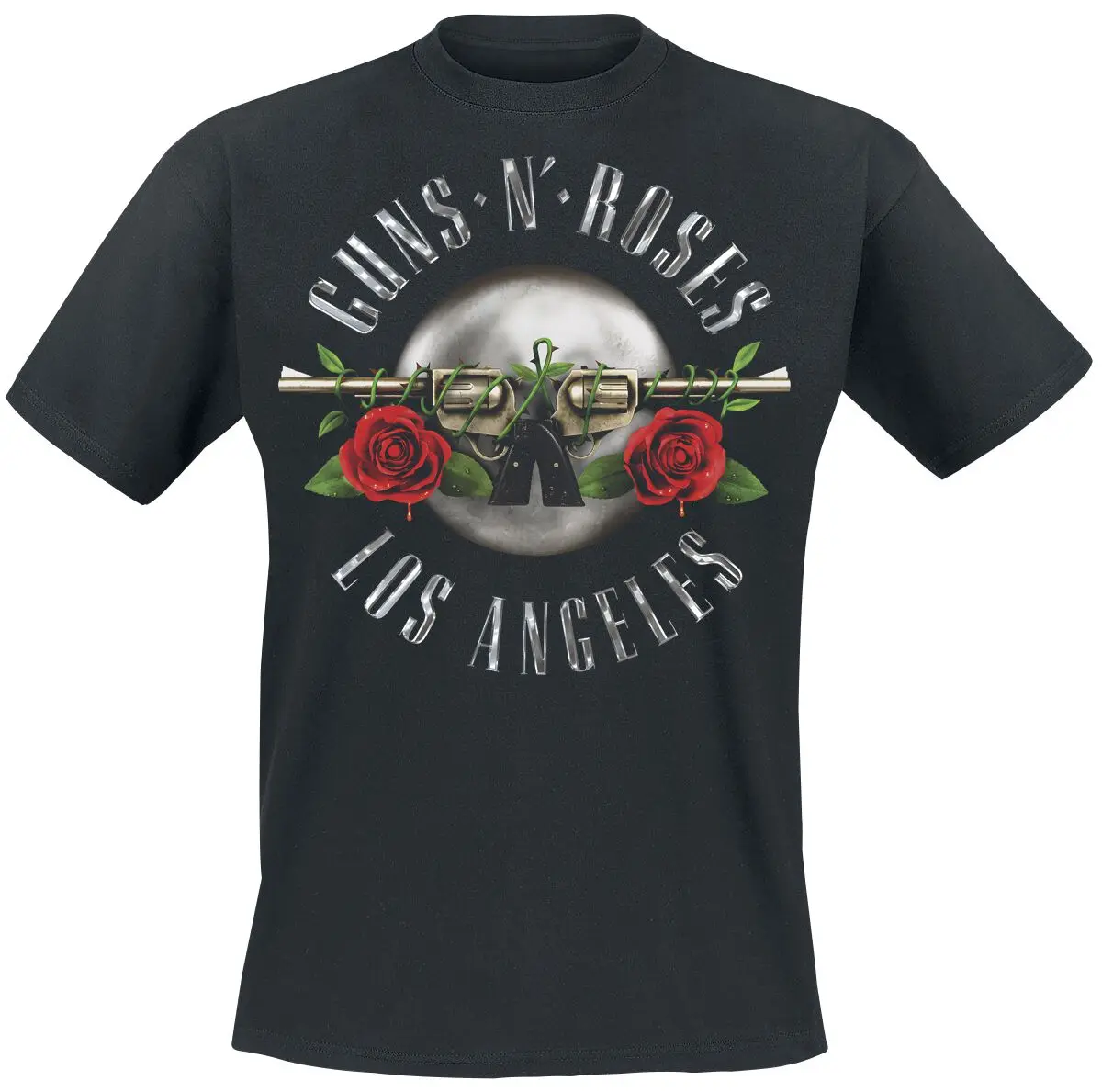 Chapeau Haut De Forme Guns N' Roses Band T-shirt Cotton Graphic Tee Men Women Summer Streetwear - view 2