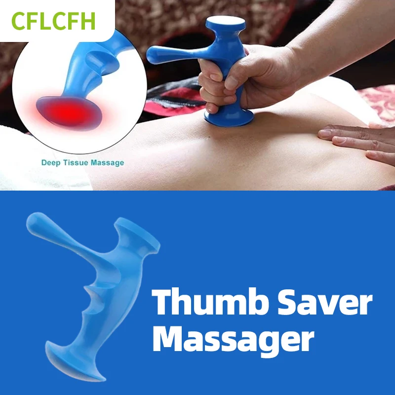 

Thumb Saver Massager Finger Pressure Press Trigger Point Physiotherapy Acupuncture Tool Body Deep Tissue Manual Massage Stick