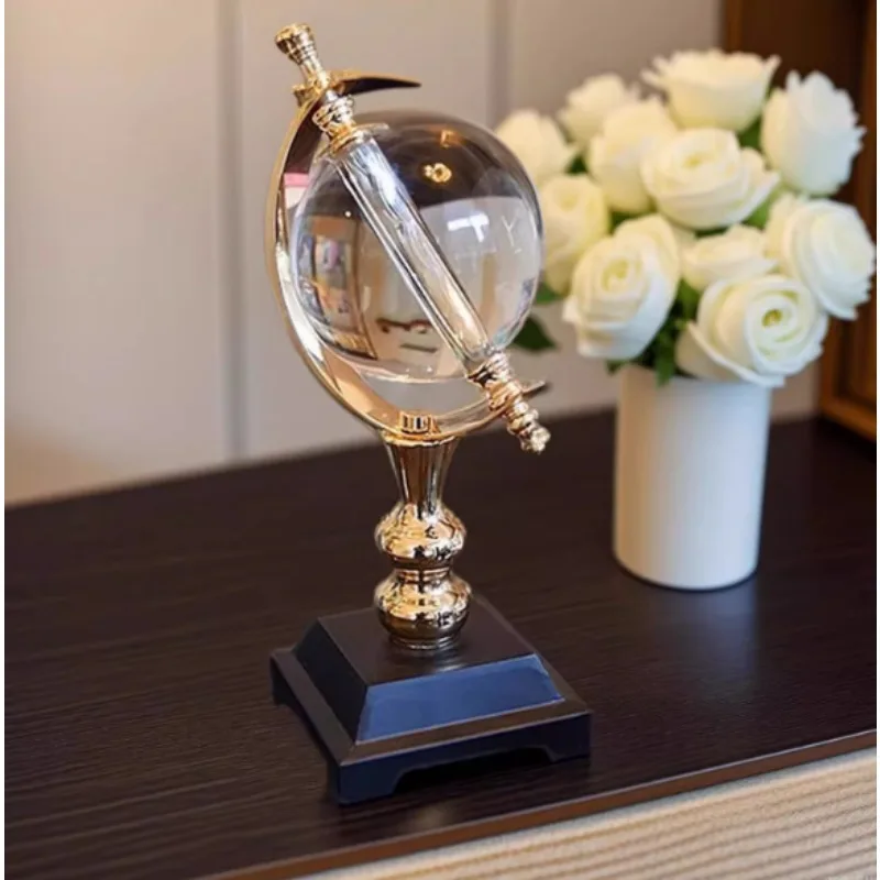 

European Crystal Ball High-end Decorative Ornament, Study, Office, Business Gifts