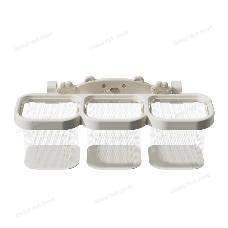 Crib Side Hanging Basket To Store Baby Bottles, Diapers, Fence, Punch-free Storage, Storage Racks, Storage Baskets