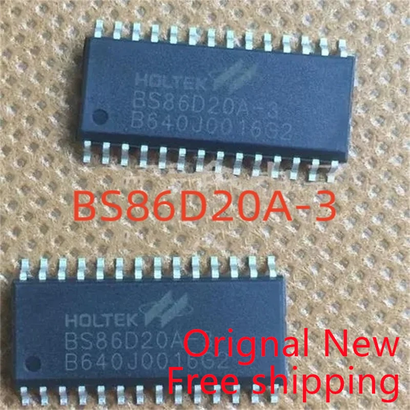 

5piece New Original BS86D20A-3 BS86D20 Touch A/D Flash MCU with LED/LCD Driver SOP-28