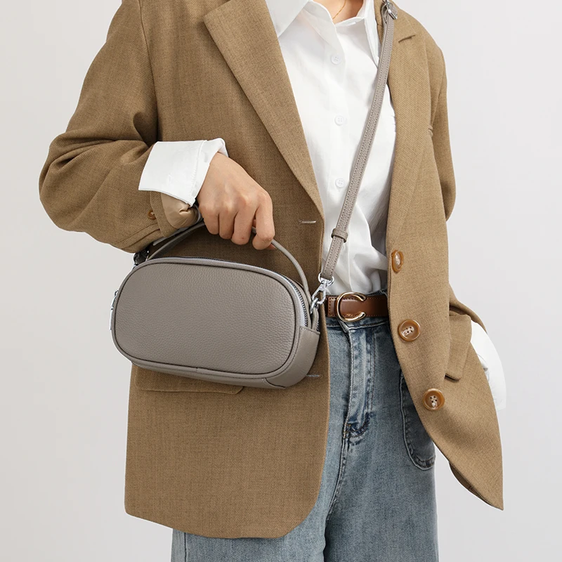 

Luxury Designer Genuine Leather Crossbody Shoulder Bag for Women Portable Rectangle Mini Female Handbag Сумка Женская