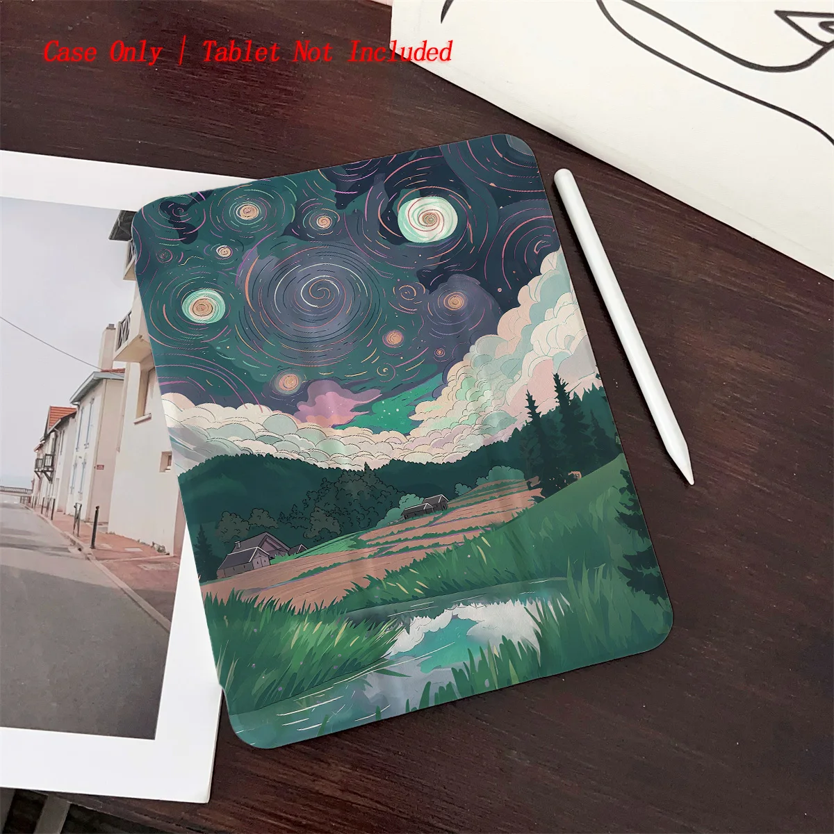 

Forest Painting Printed iPad Case for Pro 12.9/11/Air 10.9/iPad 10.2/Mini 6, Shockproof Wear-Resistant Cover