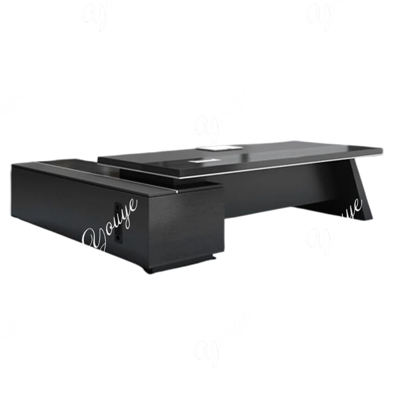 Workstation Large Storage Office Desk Work Chair Set Executive Reception Organizer Table Study L Shaped Escritorio Furniture