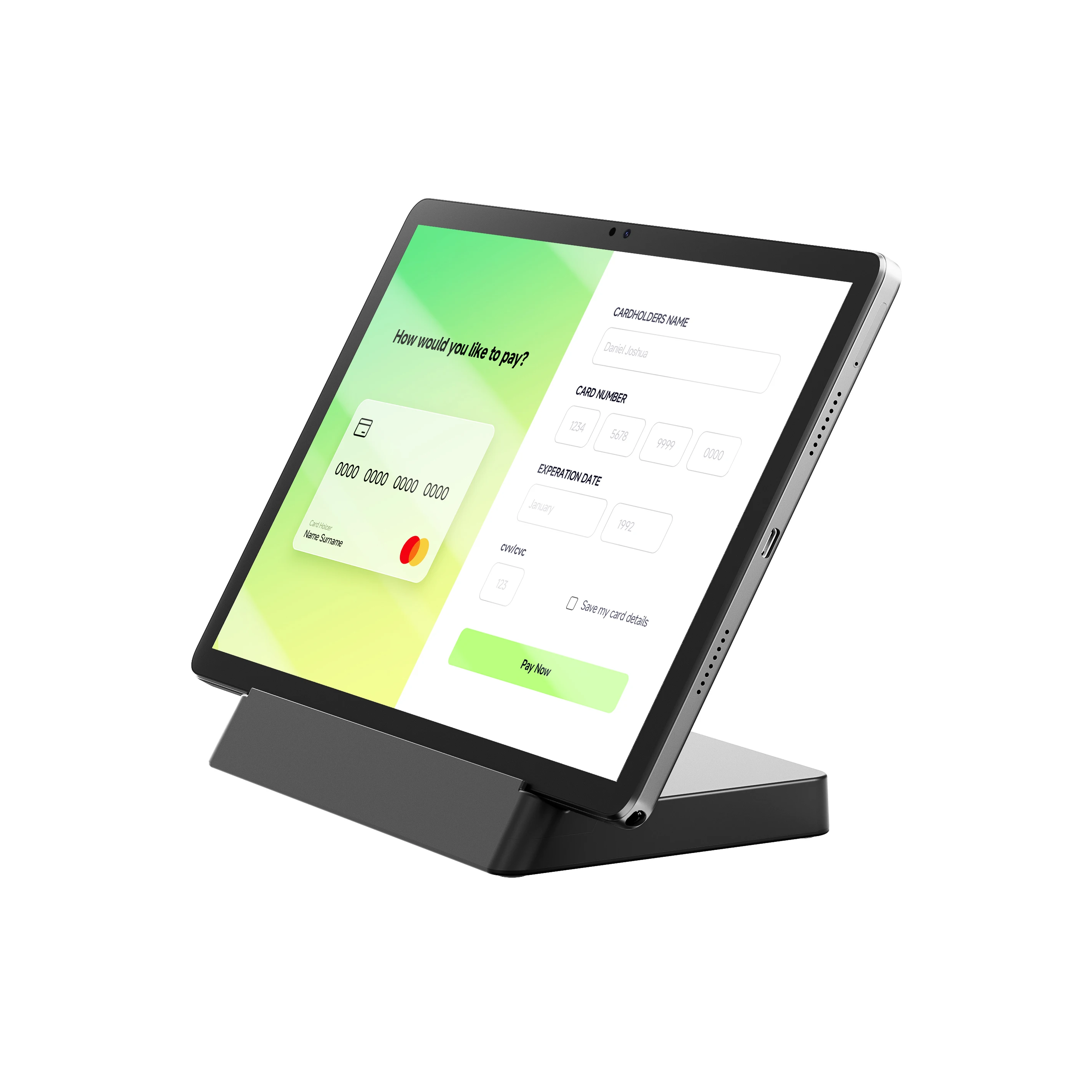 

11 Inch Tablet Docking Station Android Pos L-shape Android Tablet Kiosk Tap to Pay Desktop Tablet Android Pc Pos Desktop Panel