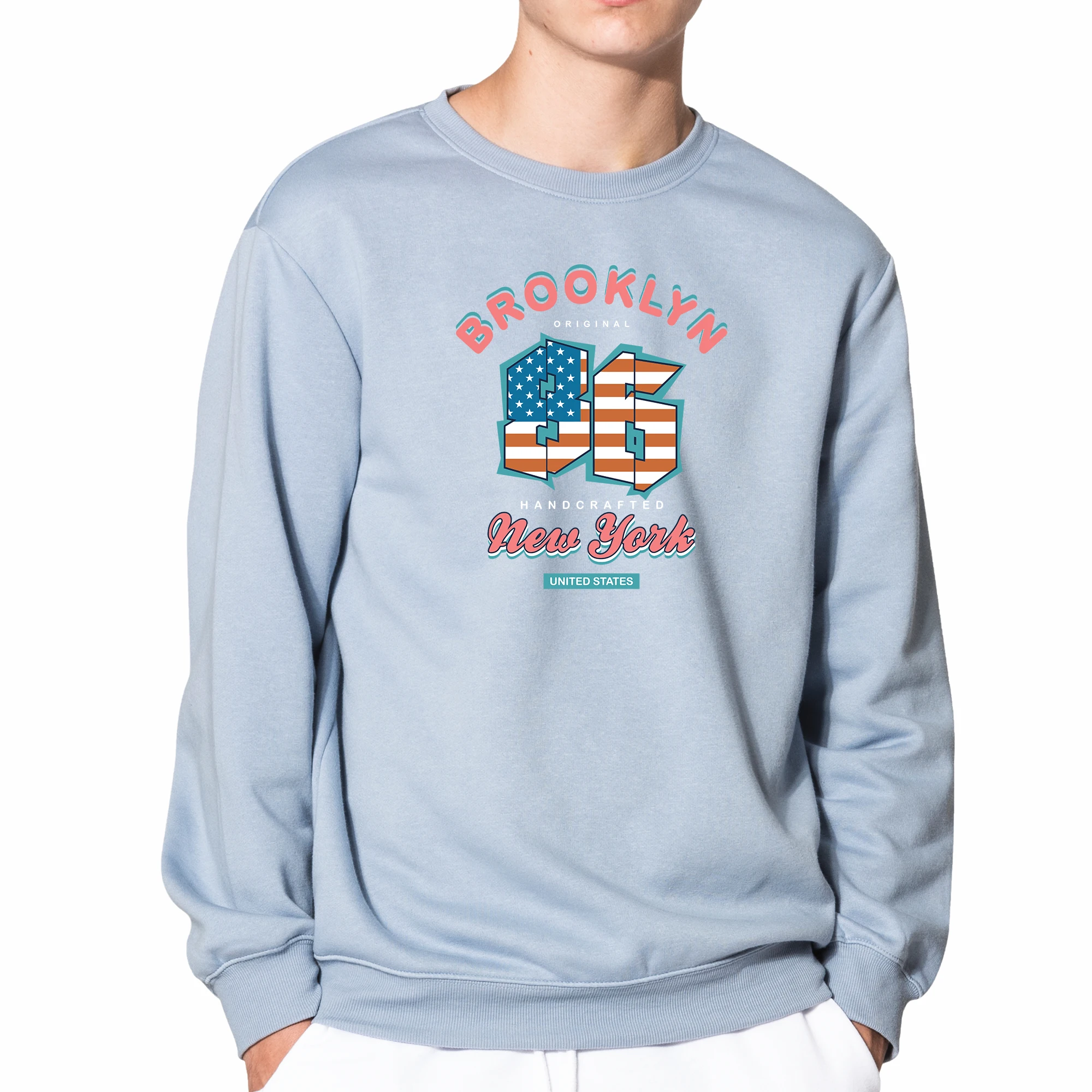 BROOKLYN American City Name Pattern, Iron On Patches Heat Transfer t-Shirt Parches Ropa Diy Heat-Adhesive Clothing Patches