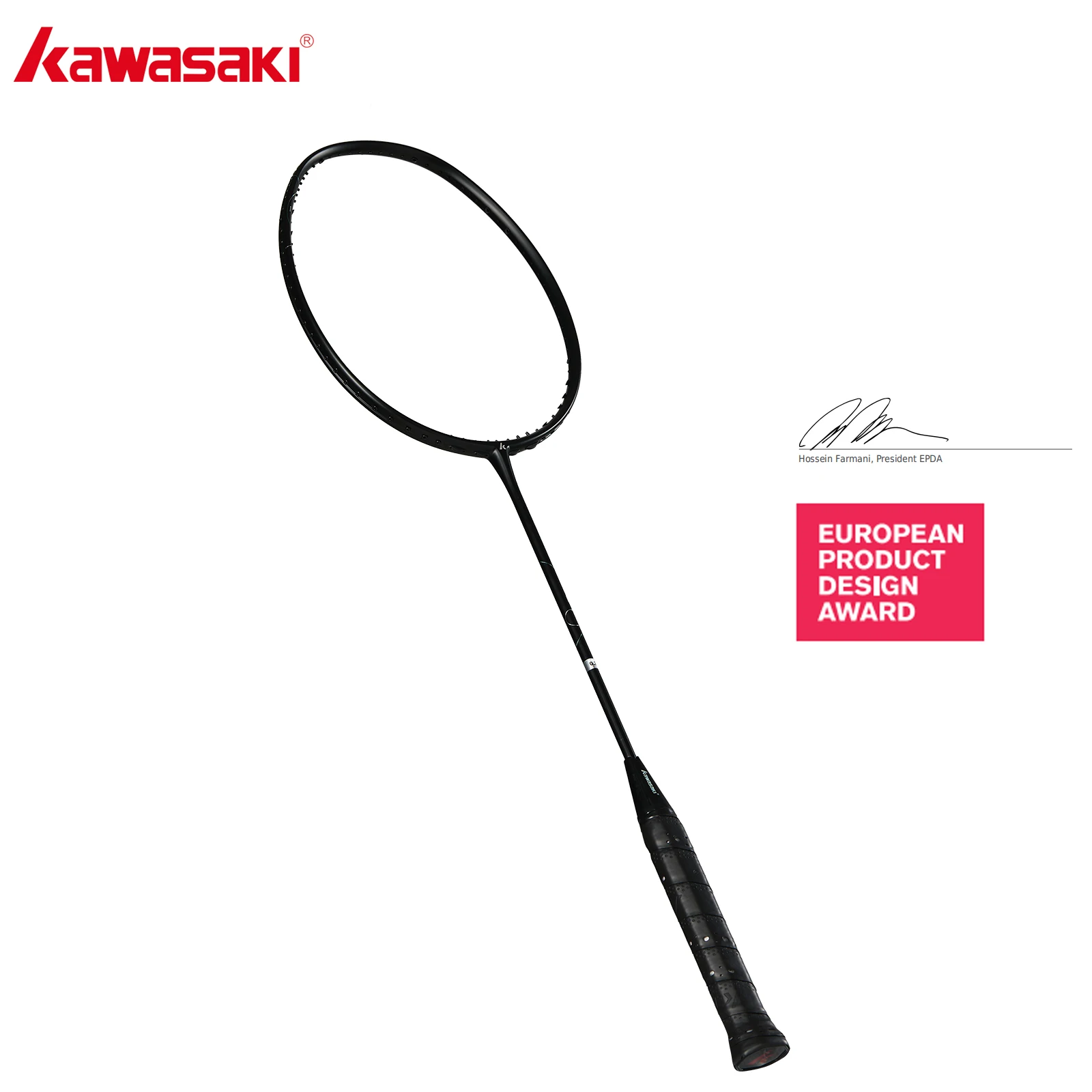 Raquette de badminton Kawasaki TRAVERS GALAXY entièrement en fibre de carbone ultra légère offensive 4U tête lourde raquette de compétition professionnelle