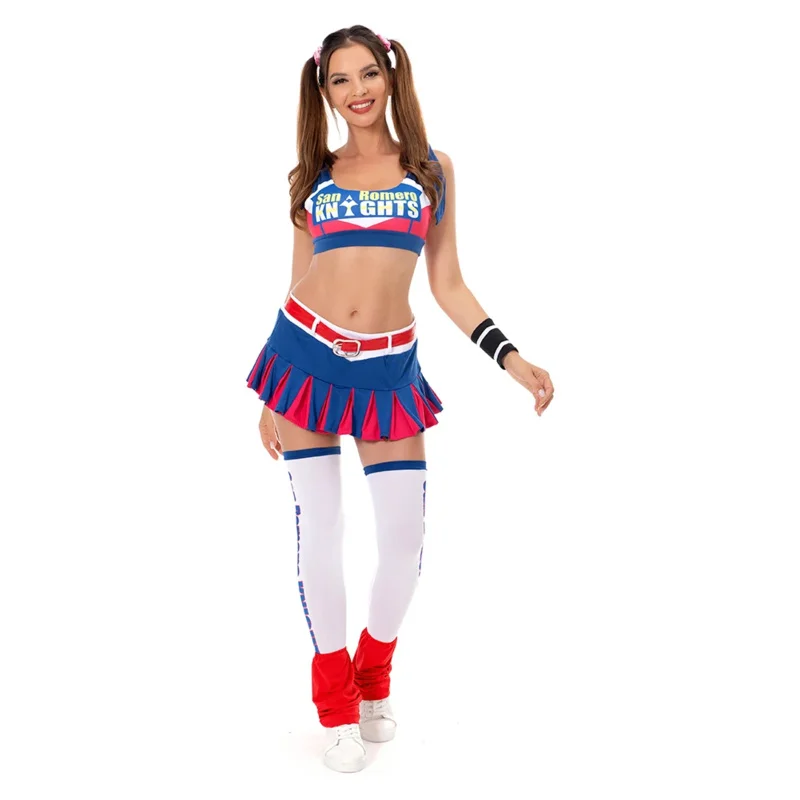 Lollipop Chainsaw costume Jimmy Starling cosplay costume girls adult women dress top party Halloween cosplay costumes