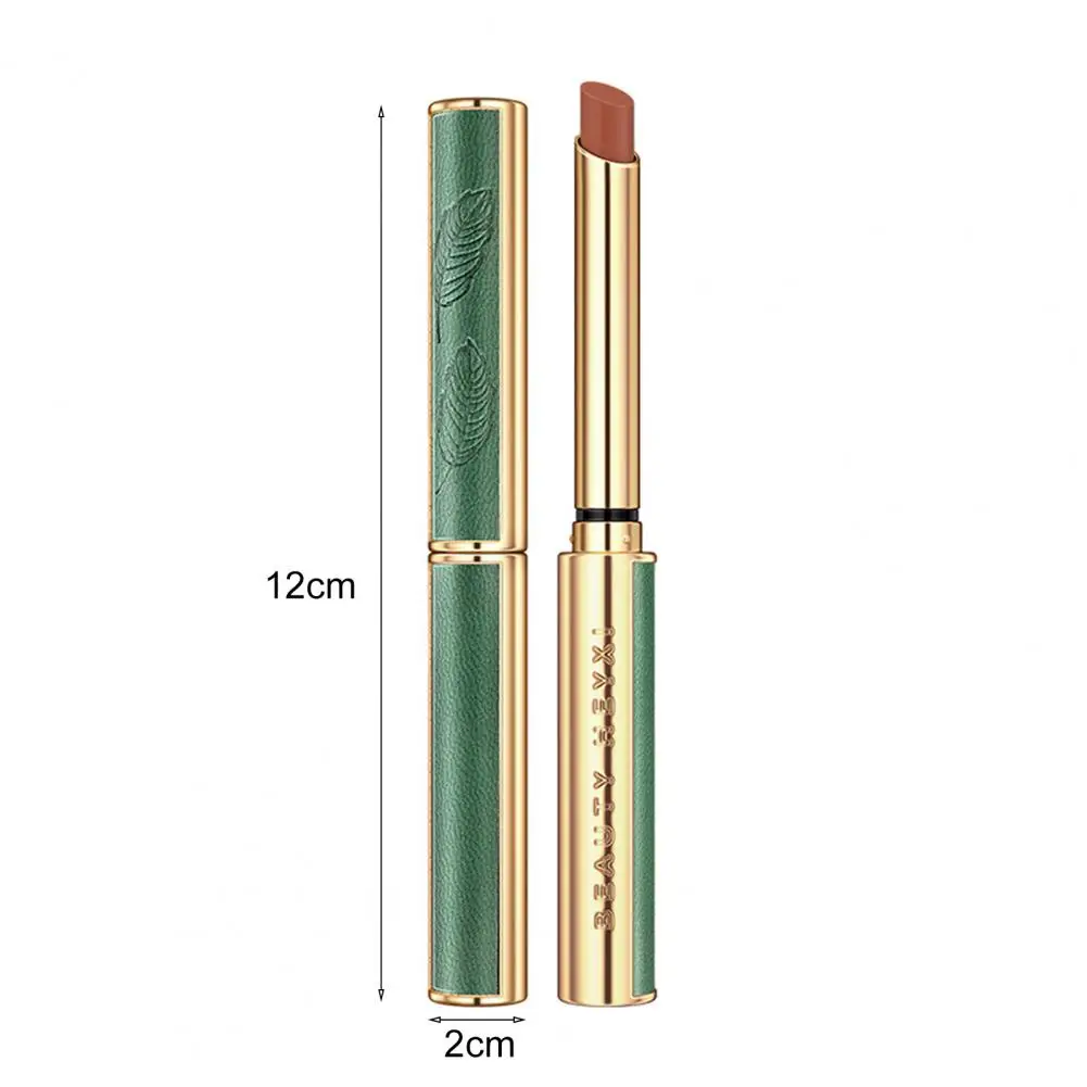 أحمر شفاه سجائر طبيعي ناعم للنساء ، عصا شفاه متطورة ، يدوم طويلاً ، أنيق ، غير لامع ، نسائي