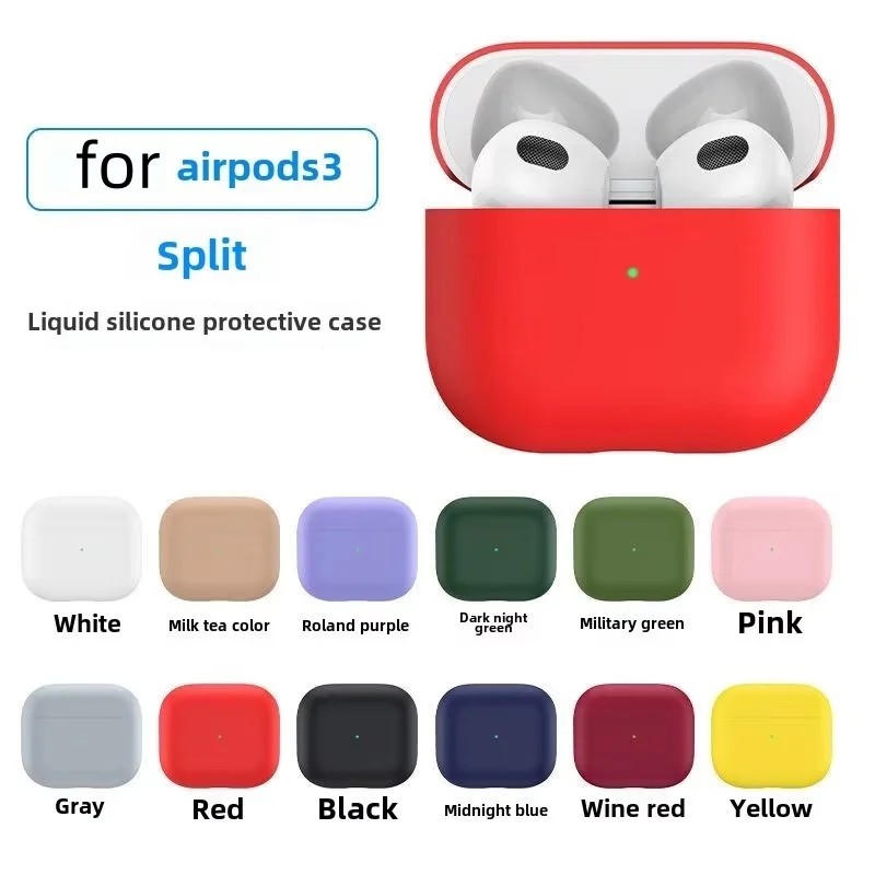 

Case For Apple Airpods 4 Case earphone accessories Bluetooth headset silicone Apple Air Pod 4 cover airpods3 case For apple airp