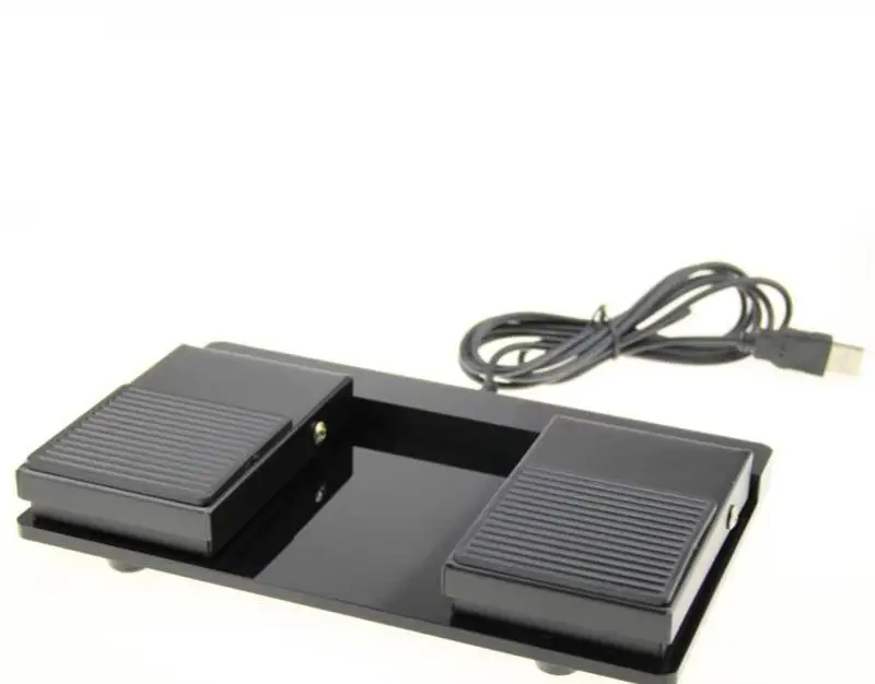 

Two-digit USB game foot switch, USB foot button, metal pedal, can simulate keyboard and mouse