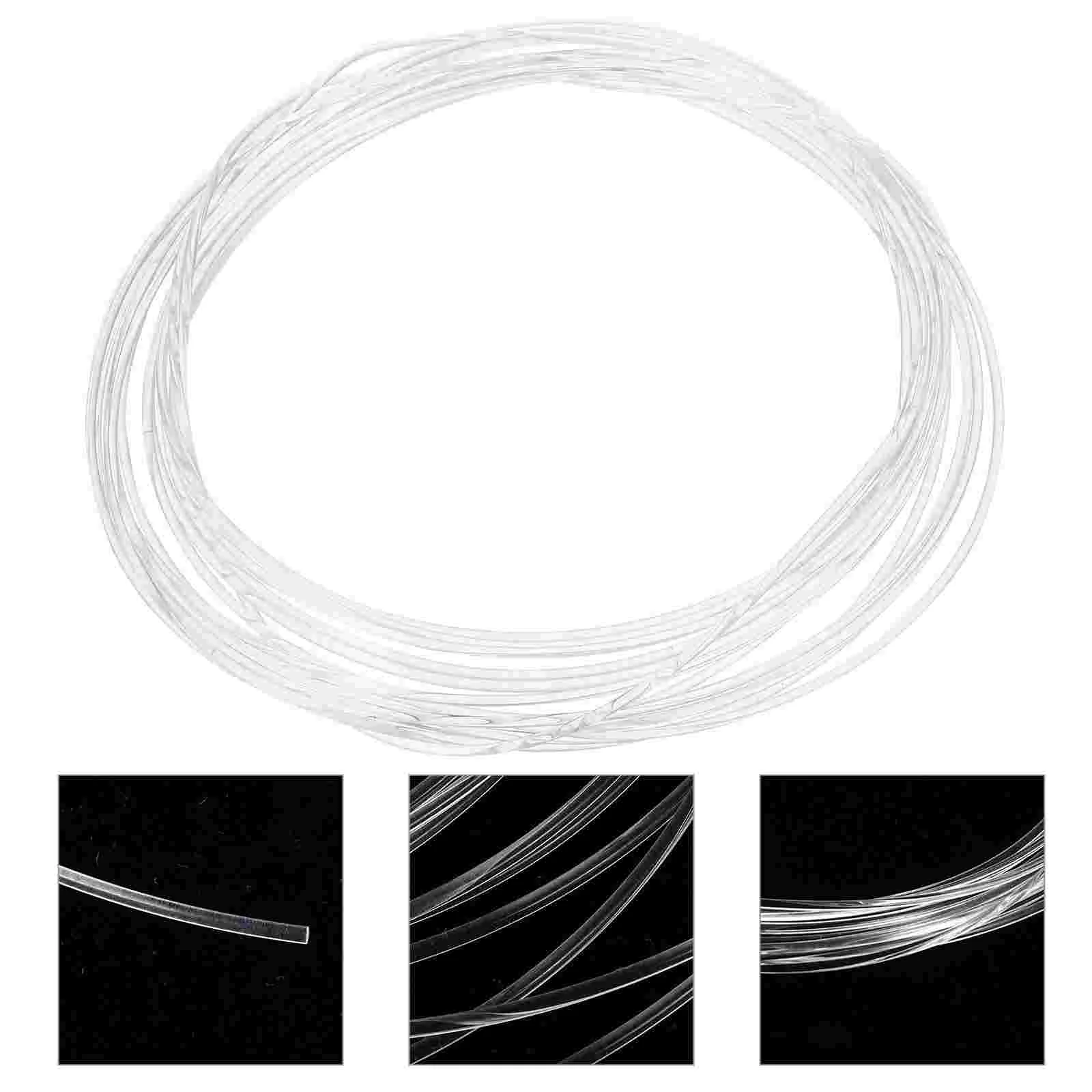 

1pc 2m Optic Fiber Cable Optical Fiber Solid Transparent Light-emitting Fiber MMA Material (White 15mm)