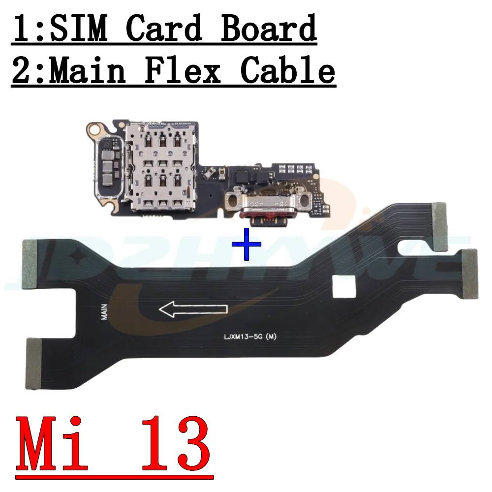 USB Fast Charging Charger Board For Xiaomi Mi 10T 11T 11 Pro Ultra 12 12T 13 Pro Ultra 13T 14 Pro Main Motherboard Flex Cable