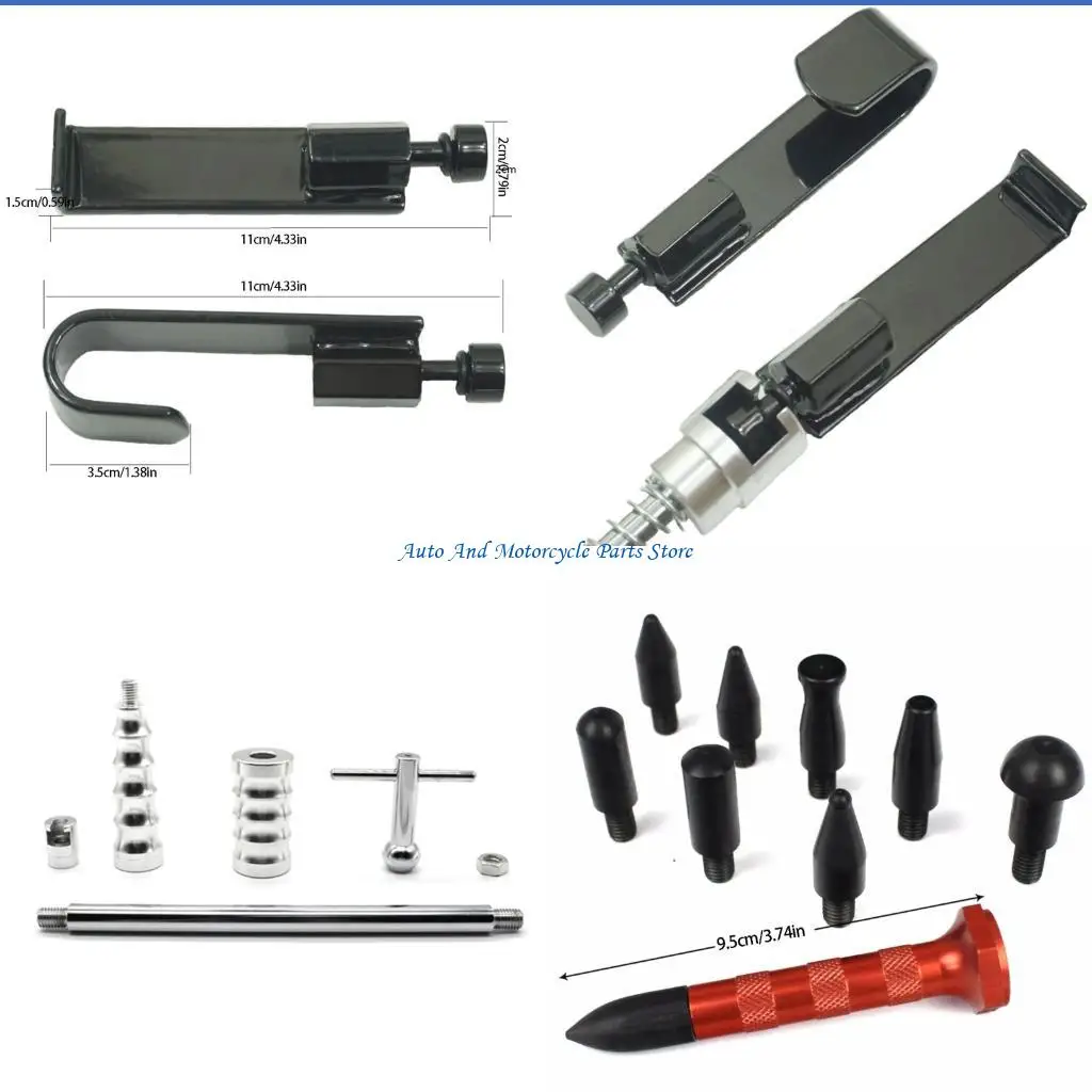 P9FD Car Paint Dents Repair Hammer Car Body Sheet Metal Striking Leveling Tool