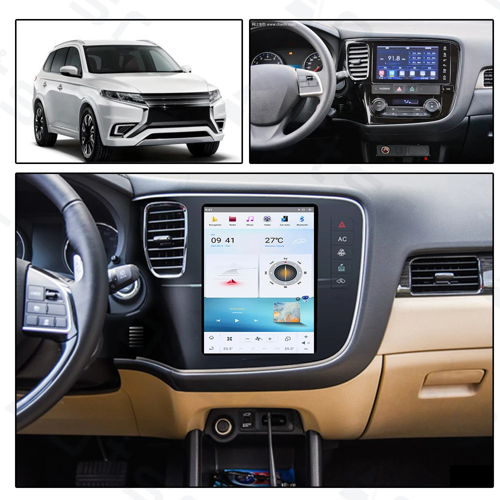 Android13 8+128G Car GPS Navigation Auto Radio For Mitsubishi OUTLANDER 2014-2018 Auto Head Unit Multimedia Player Tape Recorder