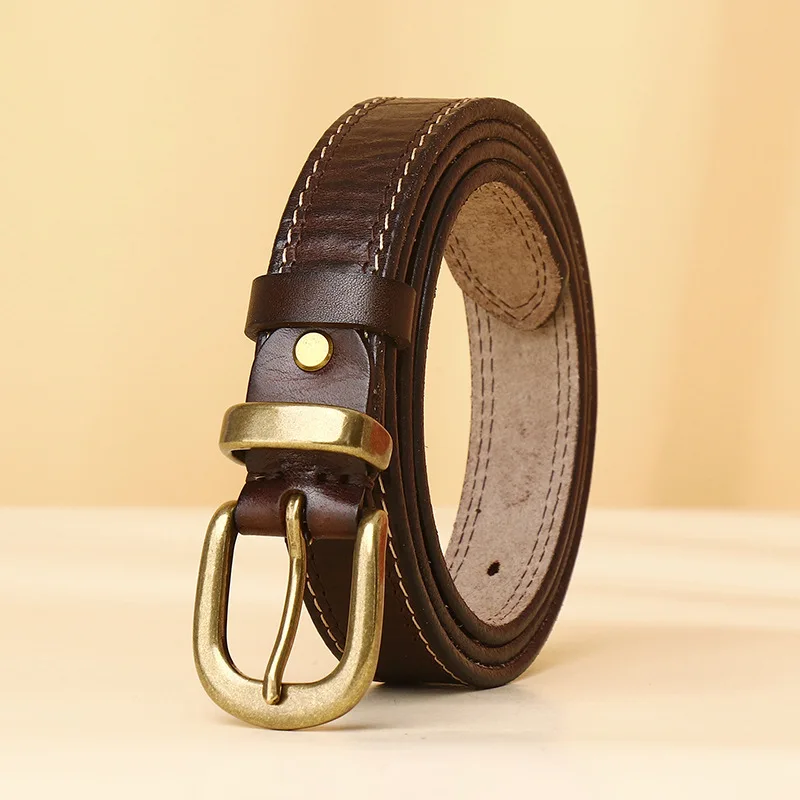 

Women's belt popular on the internet,popular 2023 new trendy and fashionable needle buckle smooth belt,women's versatile leather