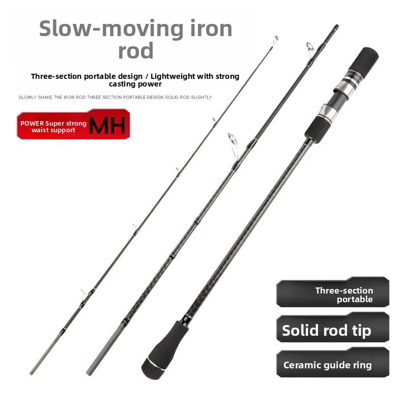 portable-three-section-slow-oscillation-iron-plate-fishing-rod-nearshore-boat-fishing-pole-multi-section-iron-plate-knife-fis