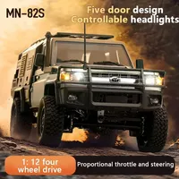 MN MODEL 1:12 RC Car MN82 MN82s LC79 Toyota Land Cruiser ORV Rock Crawler Truck Off-Road Pickup Vehicle Model Collection Toy