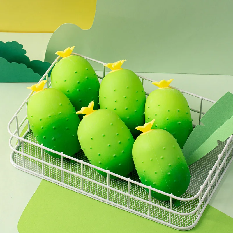 Simulação pepino squeeze brinquedos fidget bolas de alívio do estresse recuperação lenta descompressão brinquedo mole para adultos crianças presente aniversário