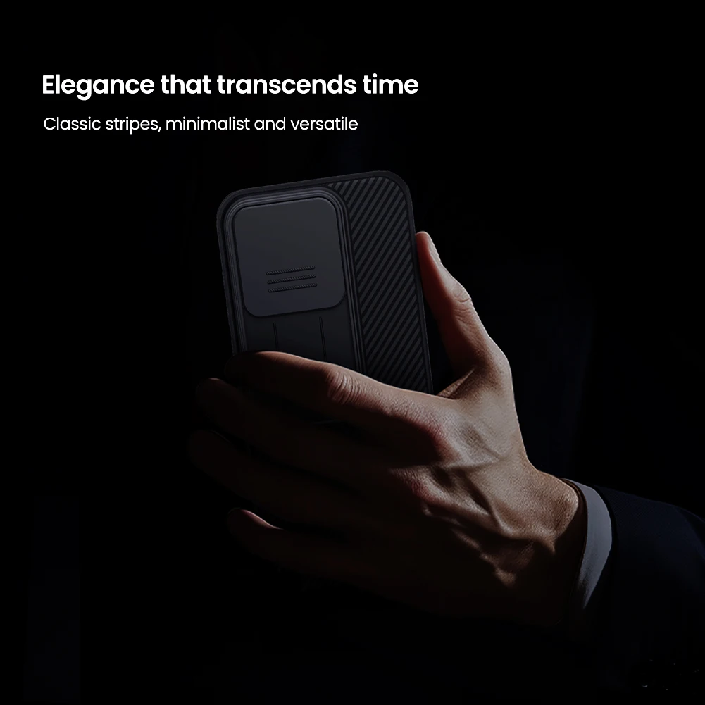 NILLKIN Etui CamShield Pro do OnePlus 15 z przezroczystą, przesuwaną ochroną aparatu, twarda obudowa PC na tył telefonu, etui do One Plus 15 — zdjęcie produktu 2