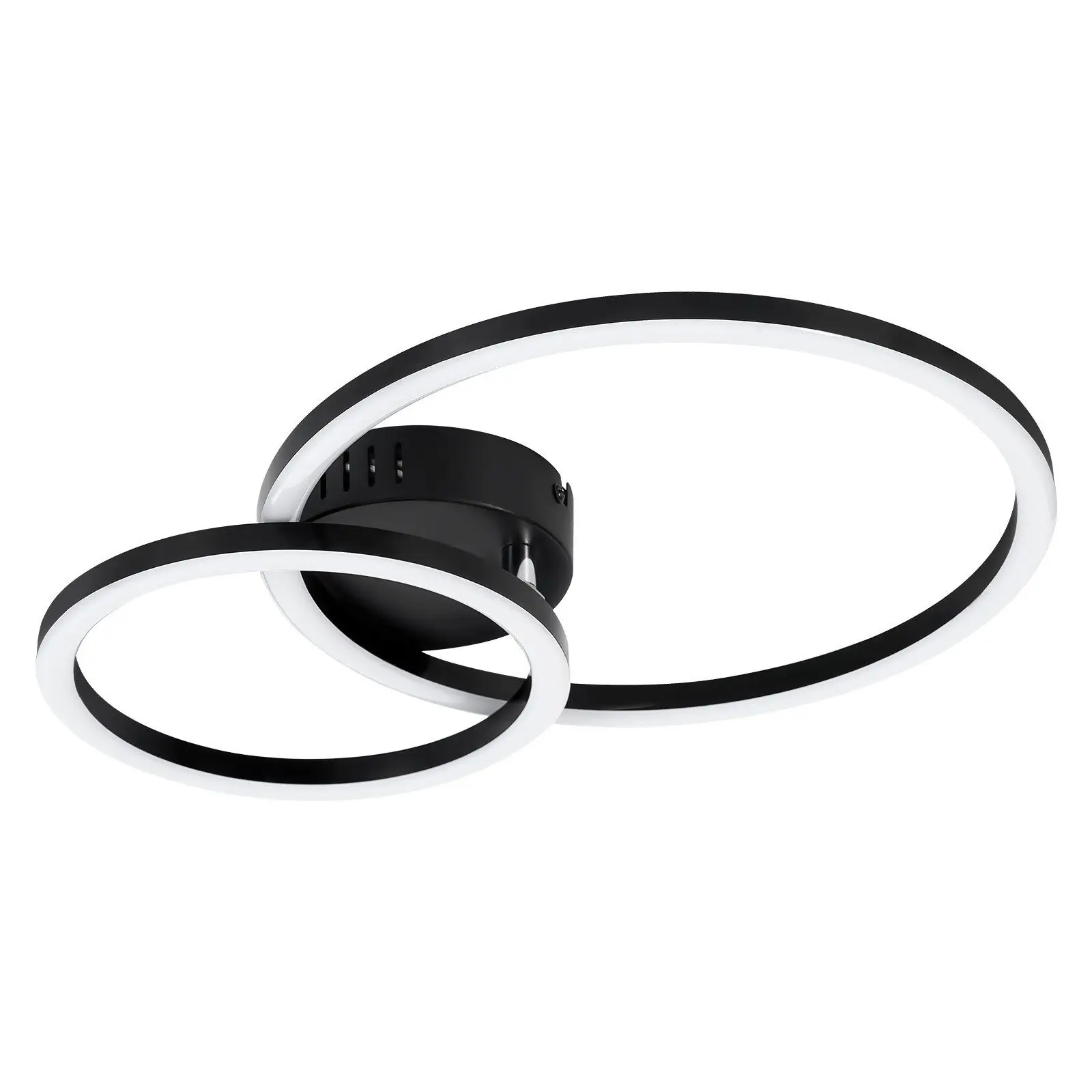 Cliheet 23W 40cm 2-Ring Cross LED-Deckenleuchte 4000K Neutralweiß für Küche, Schlafzimmer, Flur, Büro – neutrale Verpackung