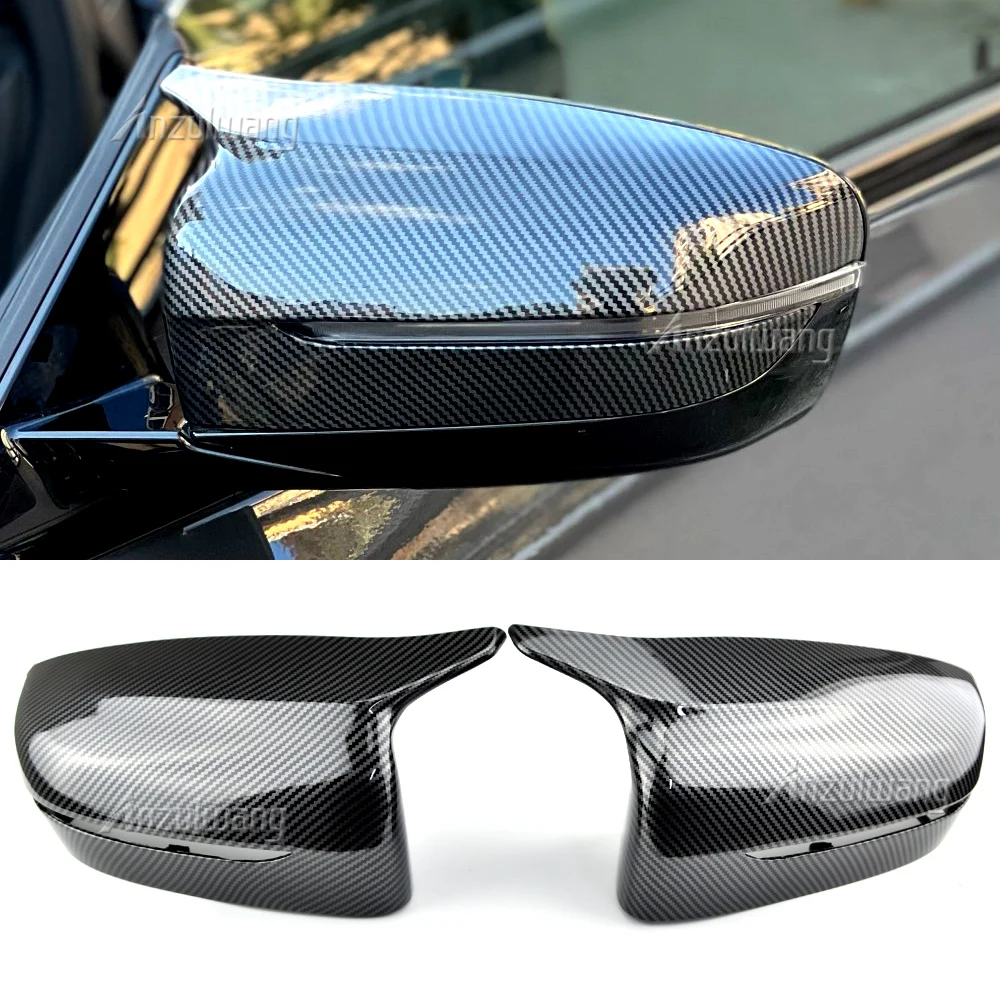 

Carbon Fiber Exterior Side Rearview Mirror Cover Trim For BMW 4 5 7 8-Series G20 G21 G28 G11 G12 G14 G15 G16 G30 G31 G38 G22