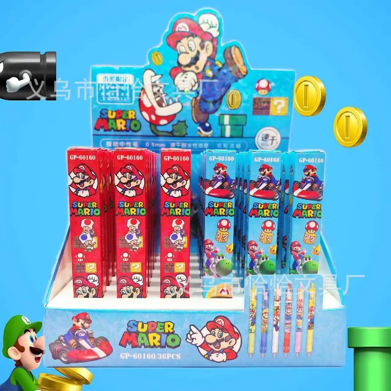 قلم رصاص ميكانيكي كارتوني سوبر ليو 0.5 مم للاستخدام اليومي للطلاب، قلم رصاص ميكانيكي مضغوط