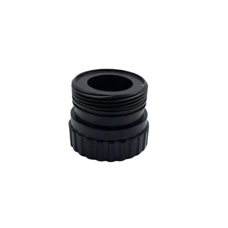

Stainless Steel CNC Aluminum Turning Machining Rapid Prototyping Service Black threaded connector